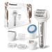 Panasonic Cordless Shaver & Epilator for Women | ES-EL9A-S | 7 Attachments for Gentle Wet/Dry Hair Removal, Foot Scrubber, Body Cleansing Brush - Buy Online on GoSupps.com