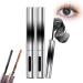 Metal Mascara Bristleless Metal Mascara Bristleless Long Lasting Extensions Metal Mascara Flatter Peach Metal Mascara Washable Extra Slim&Waterproof Metal Mascara (Black*2)