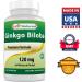 Best Naturals Ginkgo Biloba 120mg - 120 Capsules | Natural Brain Support Supplement - Buy Online on GoSupps.com