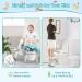 Potty Training Seat with Anti-Slip Step Ladder - Toddler Toilet Seat for Kids - Grey - Buy Online on GoSupps.com