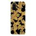 Soft TPU Case for Samsung S20 057 Leather Black Elegant Liberty Leaves Gold Luxury