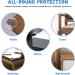 HoiHoo Corner Protector 12 Pack for Baby Safety | Tasteless Table Corner Guards for Baby Proofing | Furniture Corner Covers for Childproofing - Buy Online on GoSupps.com