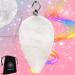 Rock crystal radiesthesia pendulum | White quartz stone pendulum transmitter and amplifier