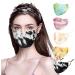 5PCS Tie Dye Face_Mask for Women Butterfly Peace Sign_Mask for VSCO Girls with Filter Pocket Reusable Cotton Cloth Washable_Masks Cool Cute Fashionable Breathable Cover - Buy Online on GoSupps.com