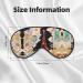 SSIMOO Paris Eiffel Tower Sleep Mask - Adjustable & Breathable Eye Mask for Ultimate Comfort | Fashionable Black Design - Buy Online on GoSupps.com