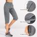 Linlon Women's Quick Dry Cargo Shorts - Outdoor Capri Long Shorts for Hiking & Travel (Size 8, Grey) - Buy Online on GoSupps.com