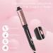 Curling Iron Set - Instant Heat Ceramic Curling Wand & Brush Dual Voltage Includes Glove & Clips | Shop Now - Buy Online on GoSupps.com