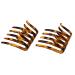 Parcelona French Crab Interlocking Savana Light Shell Medium Celluloid Hair Clips - Sturdy Hold for Women and Girls - Made in France - Buy Online on GoSupps.com