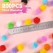 Caydo 200PCS Pink 1 Inch Pom Poms for Arts and Crafts- Mother's Day Gift Idea for Kids Creative Projects - Buy Online on GoSupps.com