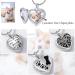 Farfume Custom Lockets for Ashes Personalized Heart Ash Necklace Jewellery with Photo & Text - Keepsake Urn Necklace for Human/Pet Ashes 0016-Pawprint - Buy Online on GoSupps.com