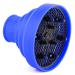 Travel diffuser for hairdryer sailor-like travel hair-styling hair eiffusor pissed hair dryer diffuser professional dryer diffuser attachment with nozzle 1.54 to 1.69 inches blue