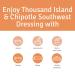 Veeba Salad Dressings Combo - Chipotle Southwest & Thousand Island 300g (Pack of 2) - Buy Online on GoSupps.com