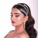 WONRLUA Rhinestone Bridal Headband Wedding Headpiece for Bride Wedding Hair Accessories for Brides(Silver)