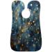 Abstract Starry Night Beard Bib Apron - Best Beard Hair Catcher for Men | Perfect Father's Day & Christmas Gift for Dad | Includes 2 Suction Cups - Buy Online on GoSupps.com