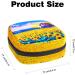 Stylish Sunflower Oil Painting Storage Bag for Women & Teens | Portable Menstrual Cup Bag - Buy Online on GoSupps.com