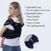 COTTONBEBE Baby Wrap Carrier | Adjustable Newborn to Toddler | Mesh Breathable | Blue - Buy Online on GoSupps.com
