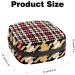 Womens Bonds Storage Pockets Still Pad - Multi Color Plaid Portable Period Kit Bag | Feminine Product Bag for Women & Girls - Buy Online on GoSupps.com