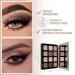 Lamora Smokey Eyeshadow Palette - Vegan Shimmer Nude Tones | 12 Highly Pigmented Shades for Travel Makeup - Buy Online on GoSupps.com