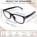 5 Pack Blue Light Blocking Reading Glasses for Men & Women - Stylish Computer Eyeglasses with Spring Hinge (1.50 Strength - Buy Online on GoSupps.com