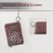 Dewedrt Cast Iron Skillet Cleaner 316 Stainless Steel Chainmail Cleaning Scrubber Silicone Scrubber for Kitchen Cookware - Buy Online on GoSupps.com