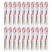 Disposable toothbrushes with toothpaste 100 pieces 5 colors mixed 1 piece (100 pack)