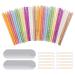 Ear Candles 32pcs All Natural Beeswax Hopi Ear Candle Cones with Drip Protectors Disks Cotton Swab Ear Wax Removal Candle Kit with Natural Organic Beeswax (32)