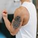 Aresvns Realistic Temporary Tattoos for Men & Boys - Waterproof & Long-Lasting Fake Tattoo Stickers - 2 Weeks Lifelike Henna Tattoos - Christmas Gift - Buy Online on GoSupps.com