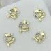 5pcs Unique Chinese Dragon Art Accessories Add A Touch Of To Your Fingertips Gold
