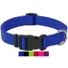 Dey - Premium dog collar nylon |Adjustable |For small and large dogs |Many colors and sizes |Collar dog cat puppy |Dog neck bands |Cat neck band |Puppy neck band |Blue S S - 1.5 x 27-37 cm blue