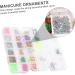 Shop Healeved Nail Art Sequins - 3 Boxes of Charms & Decals for DIY Nail Designs | International Shipping Available - Buy Online on GoSupps.com