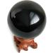 Black Obsidian Crystal Ball 60mm - Feng Shui Meditation Healing Sphere | Home Decor & Divination - Buy Online on GoSupps.com