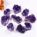 Natural Crystal Rough Amethyst Rough Stone Natural Raw Purple Brazilian Amethyst Quartz Crystal Cluster Druzy Geode Stones Home Decoration Crafts Ornament (Color : 9 Size : 60-80g) 60-80g 9