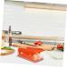 jojofuny 1pc Storage Box Plastic Food Containers Refrigerator Egg Storage Bins Fridge Storage Container Snack Orange 30.3X16CM - Buy Online on GoSupps.com