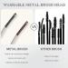 DAGEDA 2PCS Metal Mascara 6D Curling Eyelash Iron Mascara Long Lasting Metal Rod Mascara Non-Clumping Flake Proof Bristle Less Metal Mascara Smudge Proof Mascara Metal Wand Multicolor - Buy Online on GoSupps.com