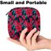 Red Flower Napkin Storage Bag | Portable Period Pouch for Women & Teens | Menstrual Cup Pocket & Breastfeeding Pillow Holder - Buy Online on GoSupps.com