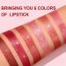  Lunaobrik Small Lipstick Kit 6 Colors Moisturizing Tinted Lip Balm | Waterproof Makeup for Evening Wedding Teen Everyday - Buy Online on GoSupps.com