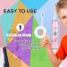 Electric Toothbrushes Electric Toothbrush Kids Battery Operated Kids Toothbrushes with 6 Toothbrush Heads for Travel (White) - Buy Online on GoSupps.com