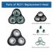 Buy RQ11 Shaver Replacement Heads - Compatible with Philips Norelco RQ11 Series Electric Razors - Buy Online on GoSupps.com