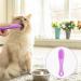 Grooming Brush for Cat Chin | Grooming Chin Scrubber Soft Chin Brush | Non-Slip Cleaning Brush Finger Multifunctional Pet Supplies for Cats Purple - Buy Online on GoSupps.com