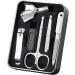 Maynas 5-in-1 Nose Hair Trimmer & Grooming Set - Battery-Free Waterproof Painless - 12 Precision Blades Scissors Nail Clipper File & Tweezer - Perfect Travel Gift - Buy Online on GoSupps.com