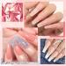 UR SUGAR Poly Extension Gel Nail Set - 6 Classic Colours - Nude Pink Black Silver Glitter Sequins - Long Lasting Poly Nail Gel Kit - Builder Gel Polish - Soak Off Acrylic - Gift Box for Women - Buy Online on GoSupps.com