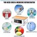 Insulin Cooler Refrigerated Box Mini Drug Constant Temperature Refrigerator Drug Reefer 2-8 for Insulin Serum Eye Drops Storage Champagnegold-220V-Battery*2 - Buy Online on GoSupps.com