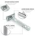 Haryali London Stainless Steel Razor Plane Eco-Friendly Double Edge Safety Razor for Men & Women Zero Waste Shaving | 1 Pack - Buy Online on GoSupps.com
