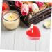 Valentine's Candles - 27 Pcs Heart Shaped Scented Tea Lights | Perfect for Weddings & Holidays | Romantic Candle Decor Boxed in Red - Buy Online on GoSupps.com