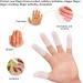 Frienda Gel Finger Protectors - 30 Silicone Finger Cots for Cracking & Trigger Finger Support - White - Buy Online on GoSupps.com