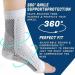 2 Pairs Compression Socks for Neuropathy Pain Relief - Ankle Support Foot Sleeves for Men & Women - L/XL Black - Buy Online on GoSupps.com