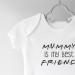 Hippowarehouse Mummy Is My Best Friend Baby Vest Bodysuit (Short Sleeve) - Unisex - Buy Online on GoSupps.com