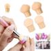 Double Head Ombre Sponge Stick for Nail Art | 4 Replacement Heads & Pigment Brushes | Shop Internationally - Buy Online on GoSupps.com