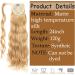 Fake Hair Bun 24 Inch Long Wavy Ponytail Wrap Hair Band Synthetic Ponytail Extensions Blonde Wavy Ponytail Wig Women Hair Bun Hair Accessories (Color : F22-613) - Buy Online on GoSupps.com