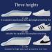 Orthopedic High Cushion Insoles for Plantar Fasciitis & Flat Feet - 3.5cm Arch Support - 2 Pairs (Black) - Relief for Achilles Tendonitis - Buy Online on GoSupps.com
